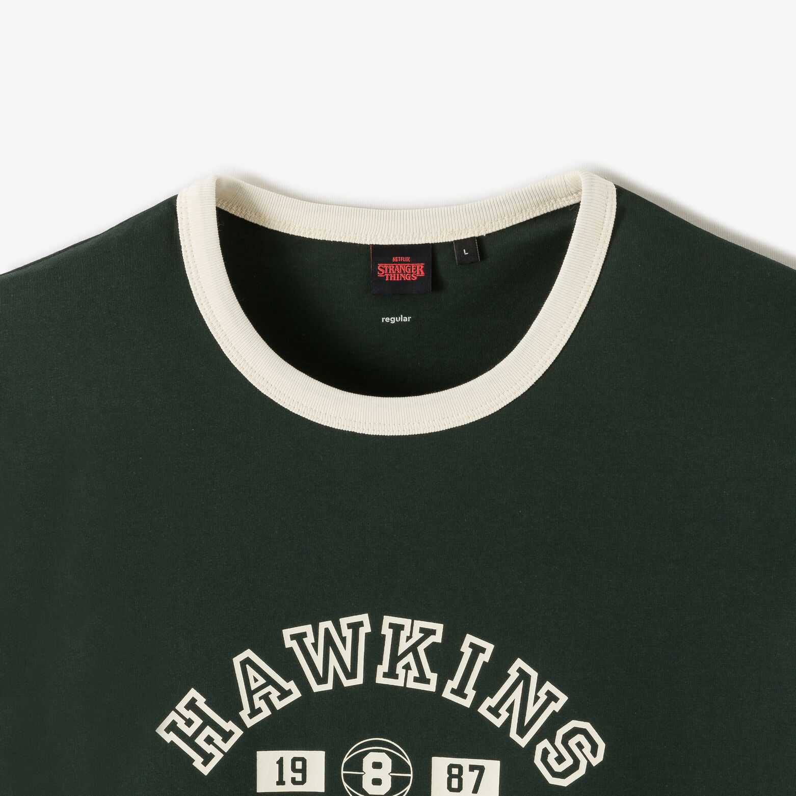 Bedrukte T-shirt met Stranger Things licentie