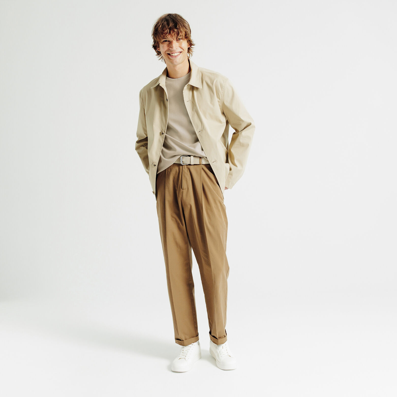 Tee shirt manches longues mati&egrave;re reli&eacute;f&eacute;e