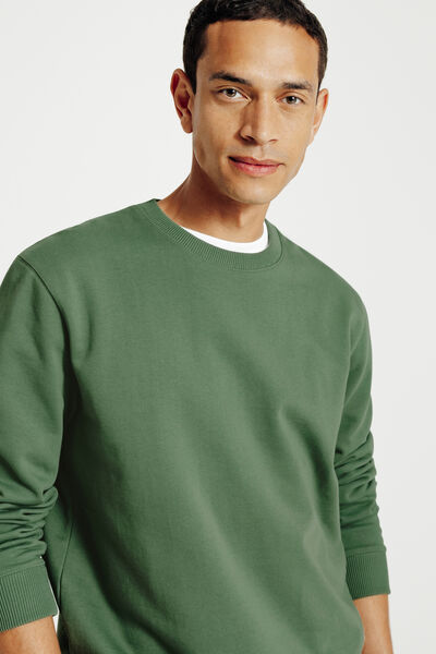 Sweat col rond uni