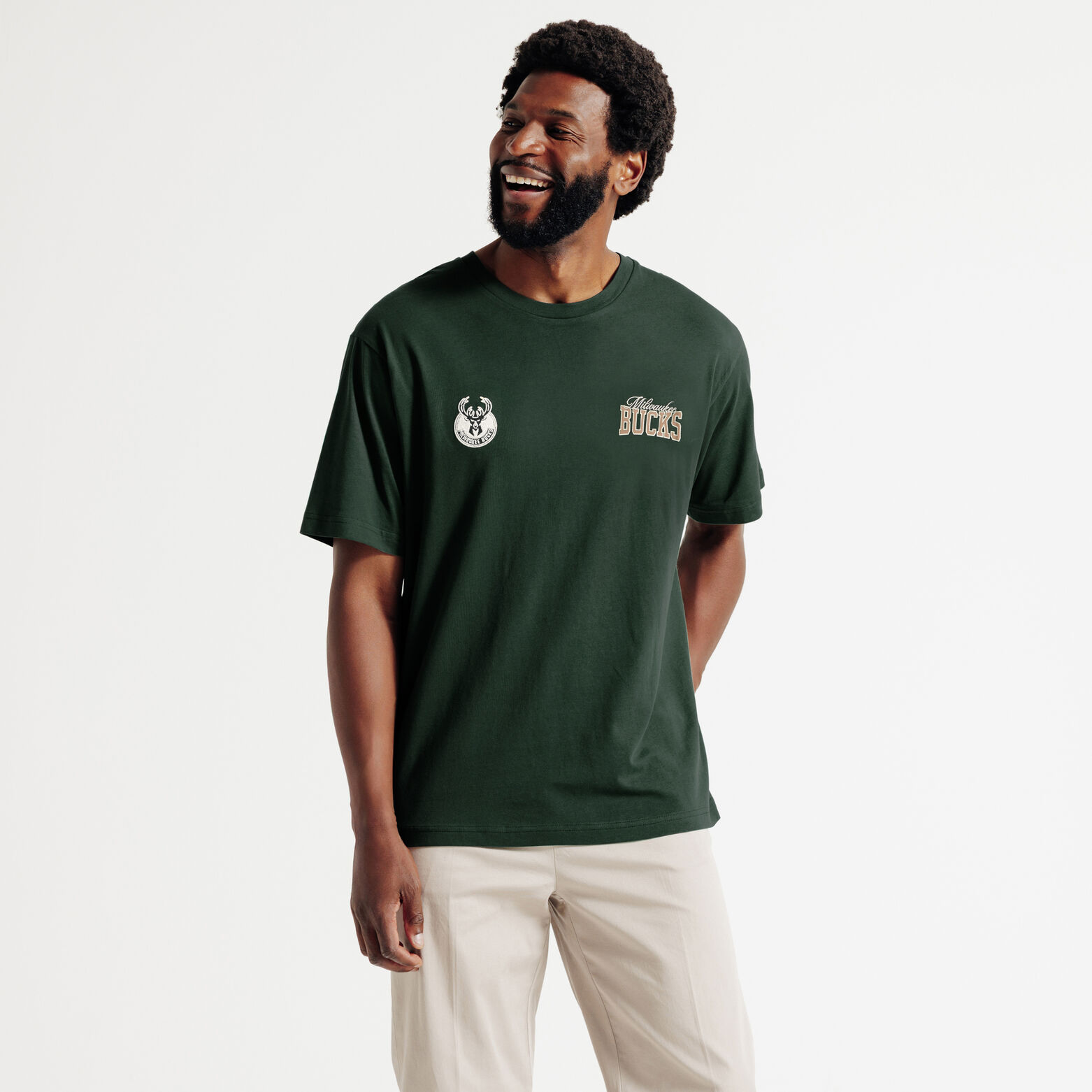 Tee shirt Milwaukee Bucks licence NBA