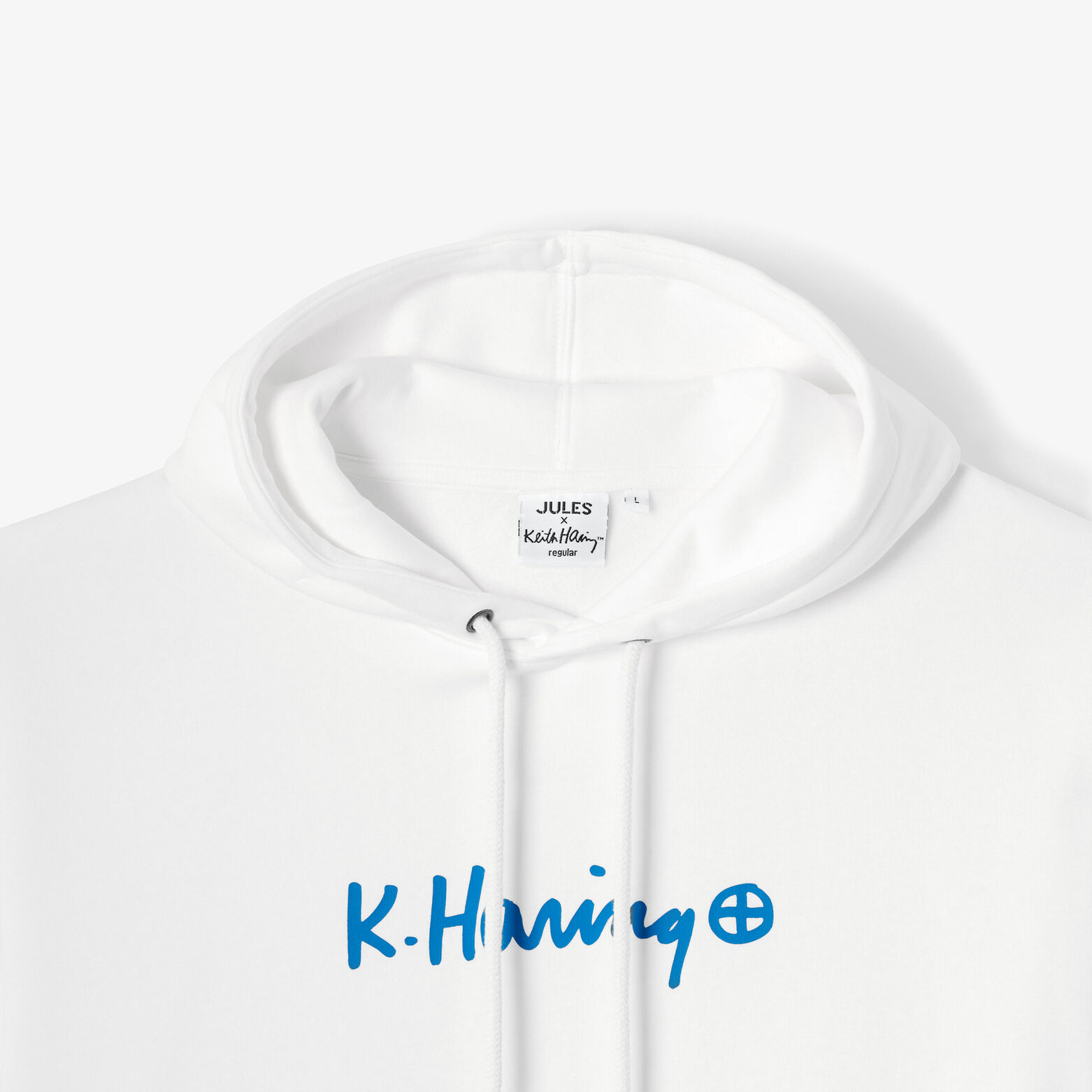 Sweat &agrave; capuche imprim&eacute; licence Keith Haring