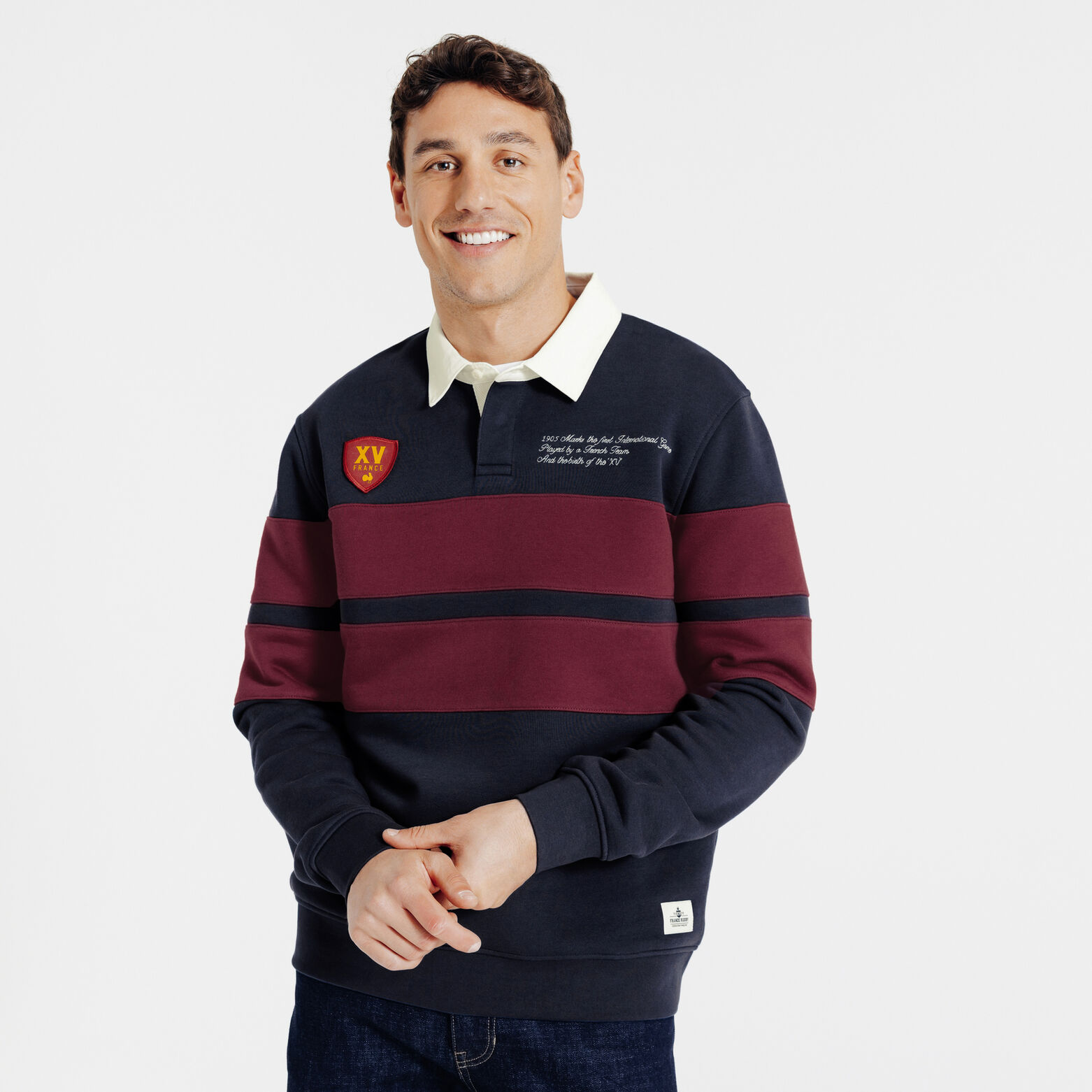 Polo manches longues licence France Rugby