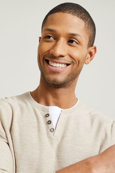 Pull col tunisien 2 en 1