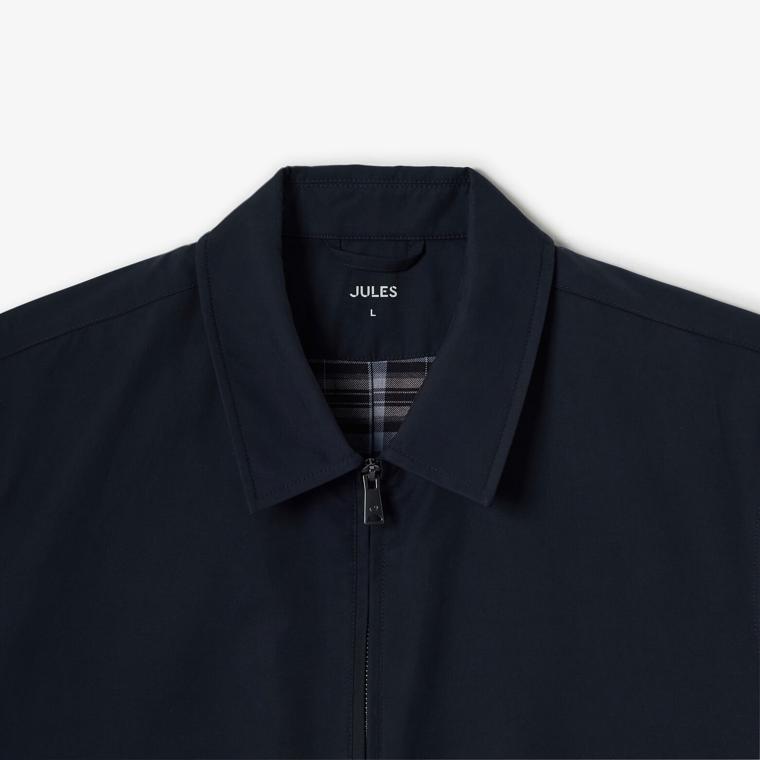 Blouson col chemise zipp&eacute;
