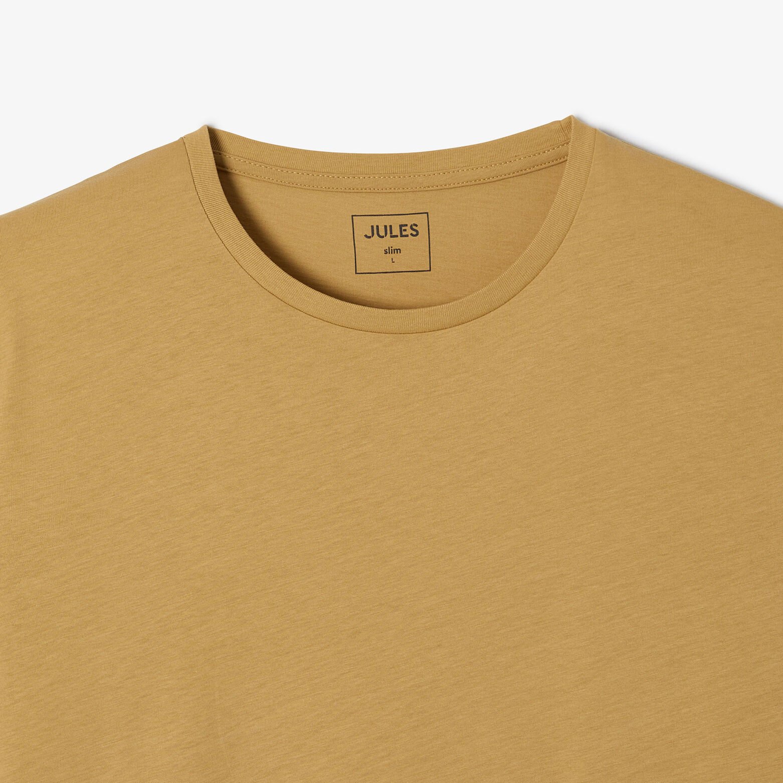 Tee shirt en coton col rond basique