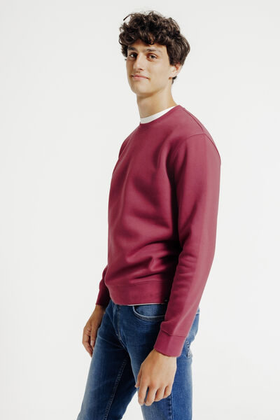 Sweat col rond uni