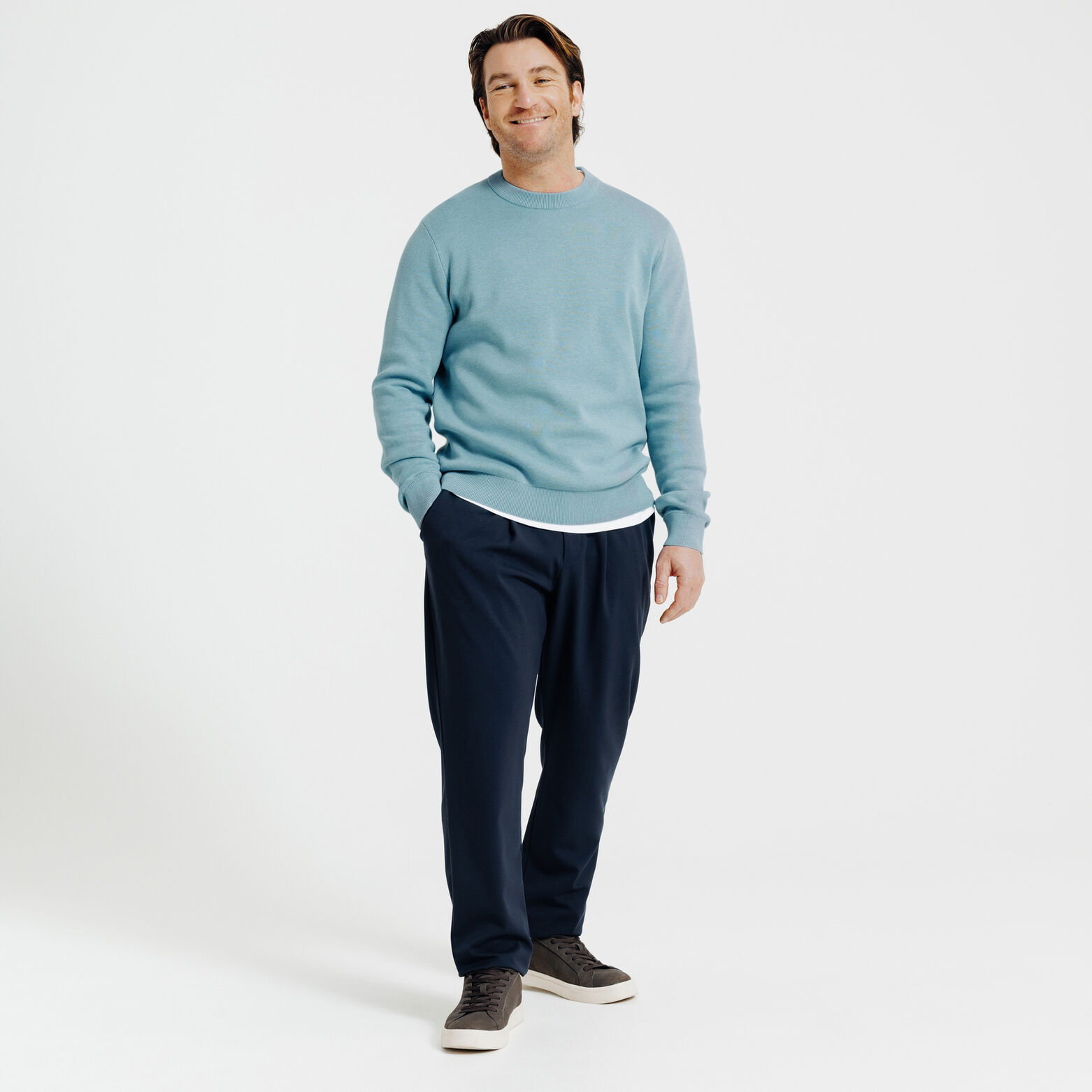 "Le Parfait by JULES" trui met ronde hals