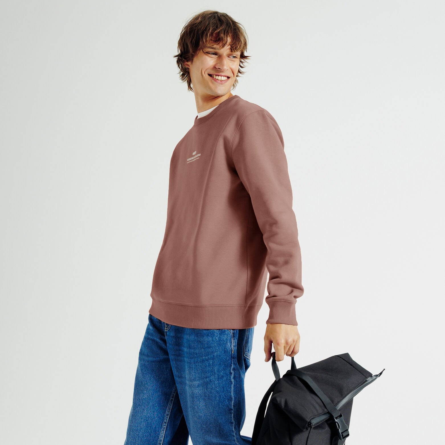 Sweat col rond imprim&eacute;