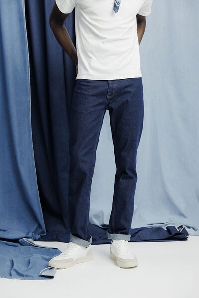 Jean straight 4 longueurs Made In France brut