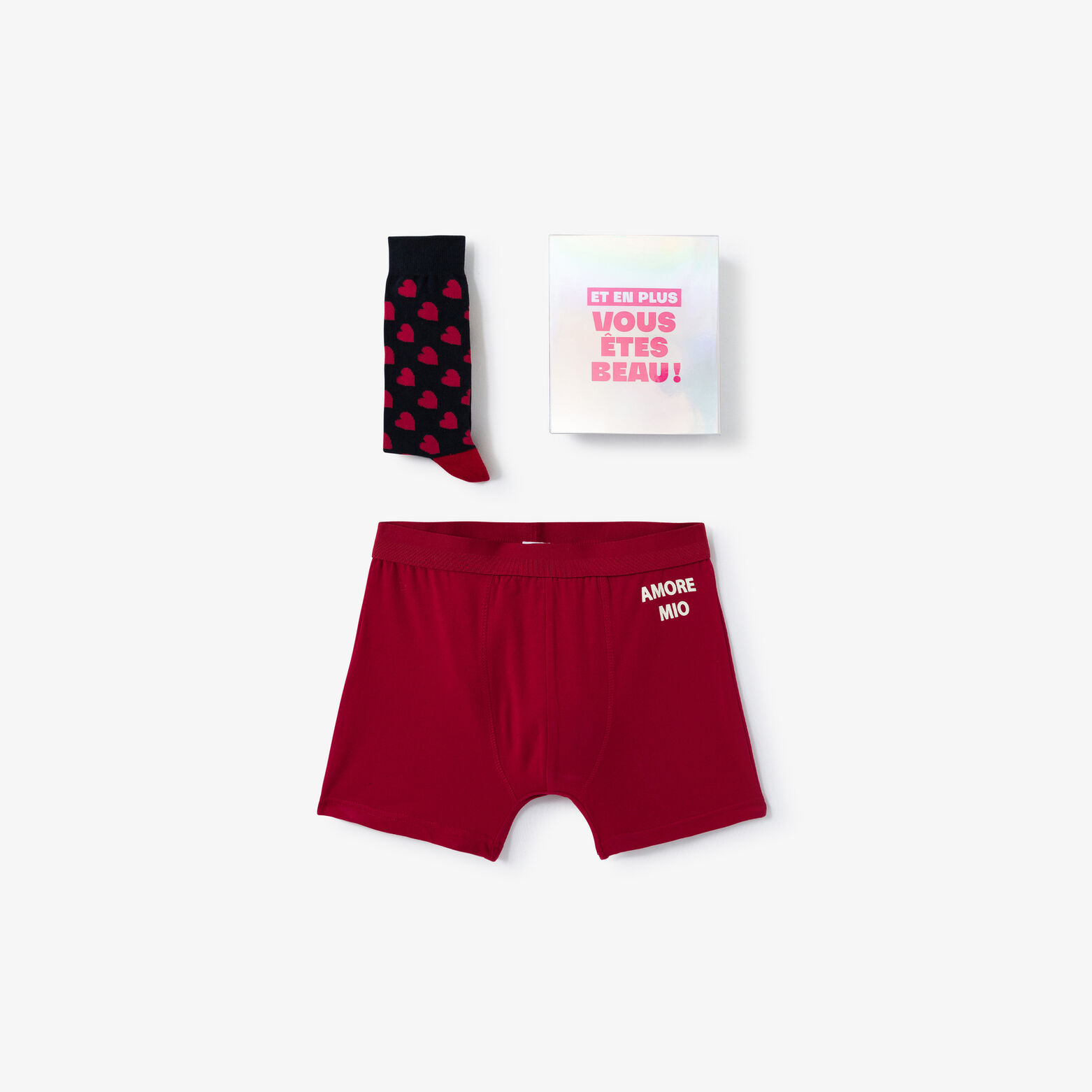 Coffret boxer et chaussettes fantaisies