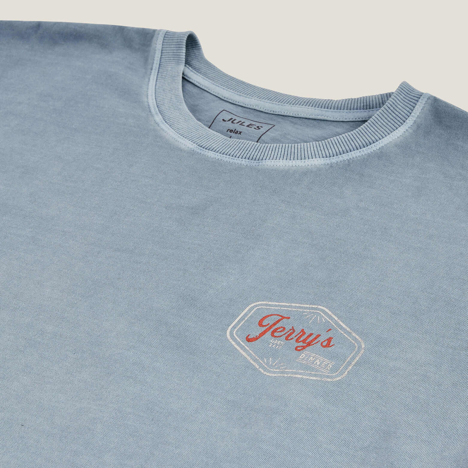 Tee shirt  col rond imprim&eacute; en coton