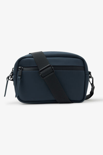 Sacoche bandouli&egrave;re effet gomme