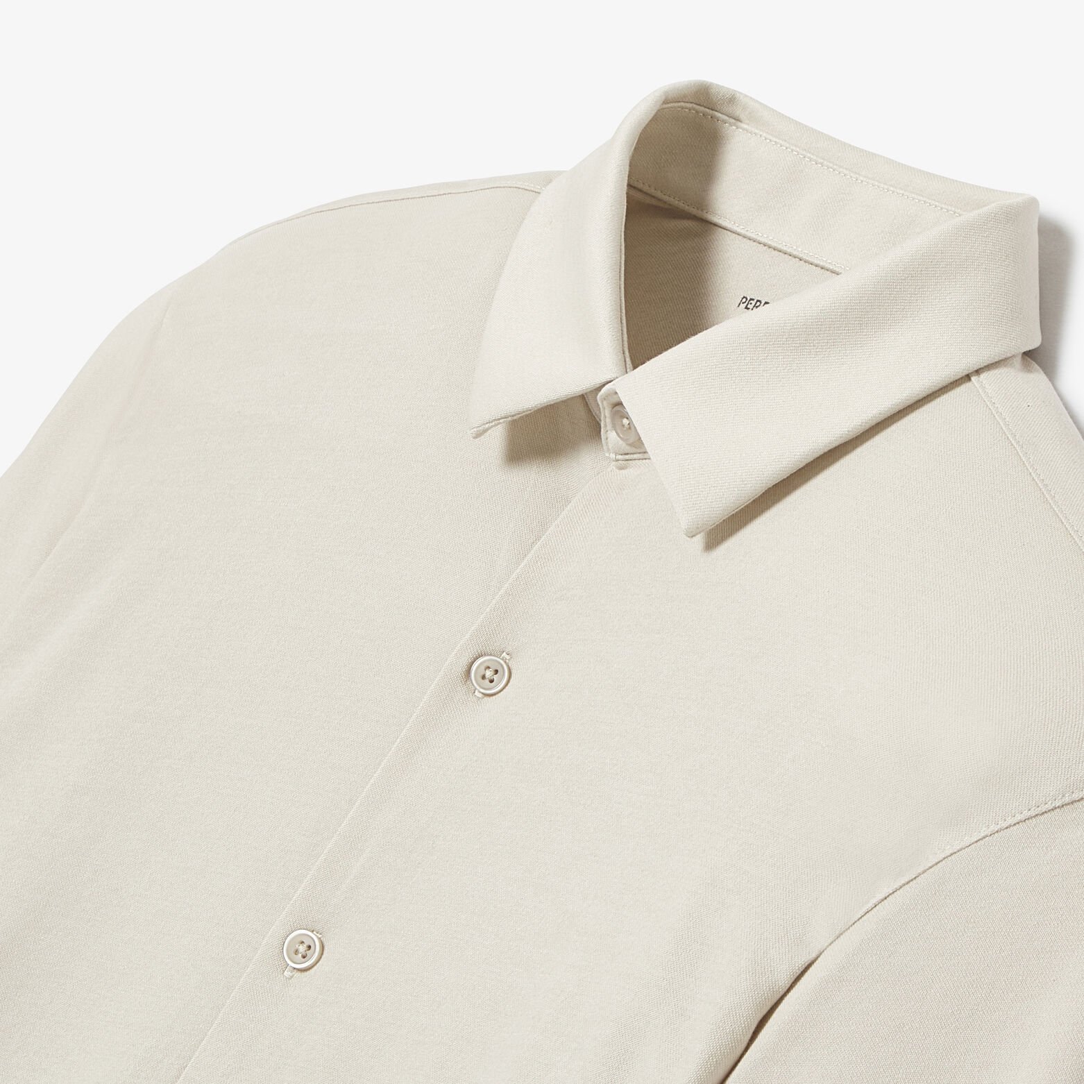 Chemise en maille coton slim