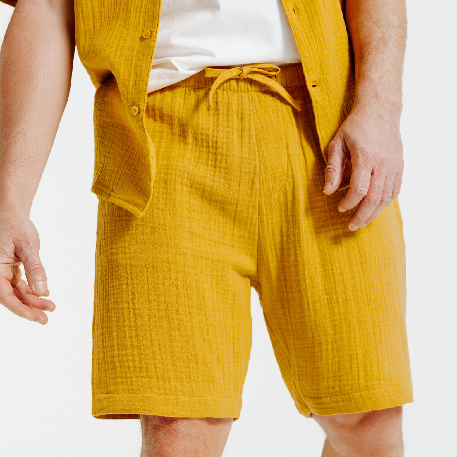 Short en gaze de coton