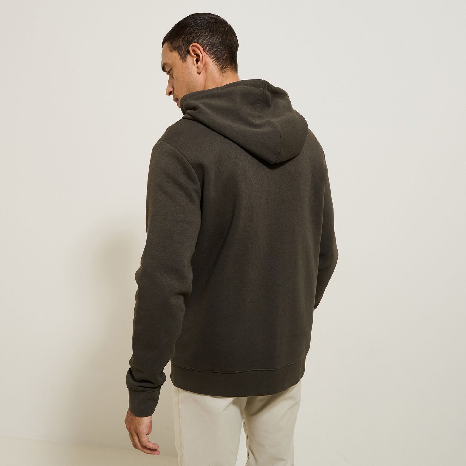 Sweat &agrave; capuche zipp&eacute; uni