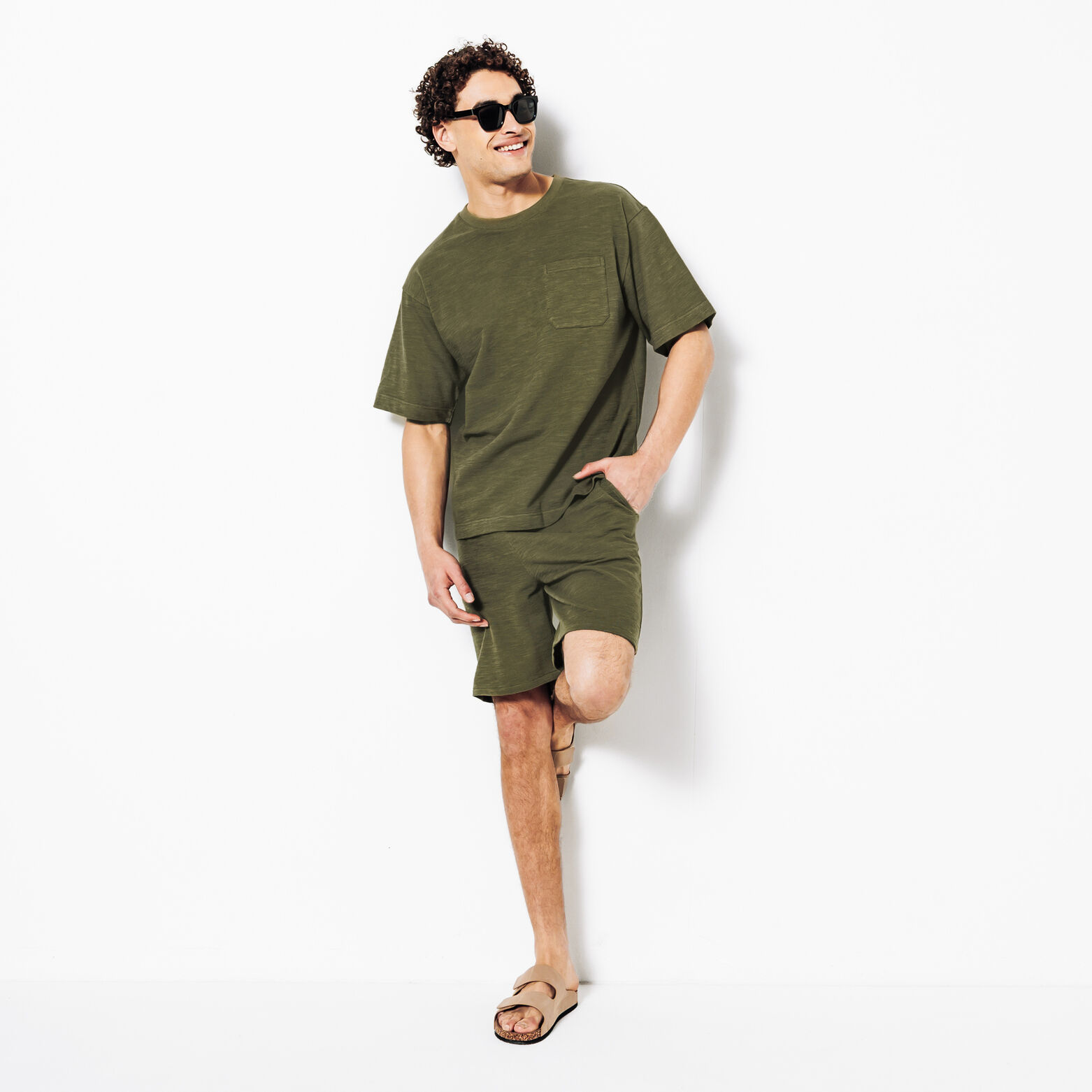 Bermuda taille &eacute;lastiqu&eacute;e