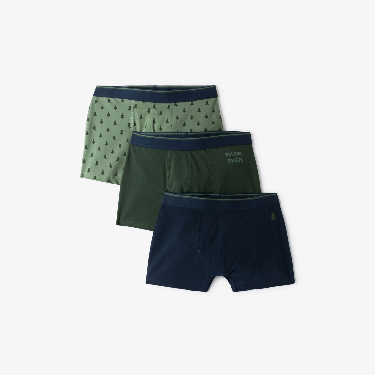 Coffret 3 boxers esprit No&euml;l