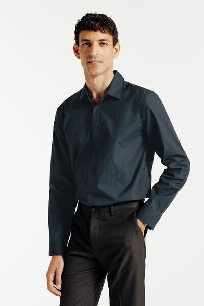 Chemise en coton slim