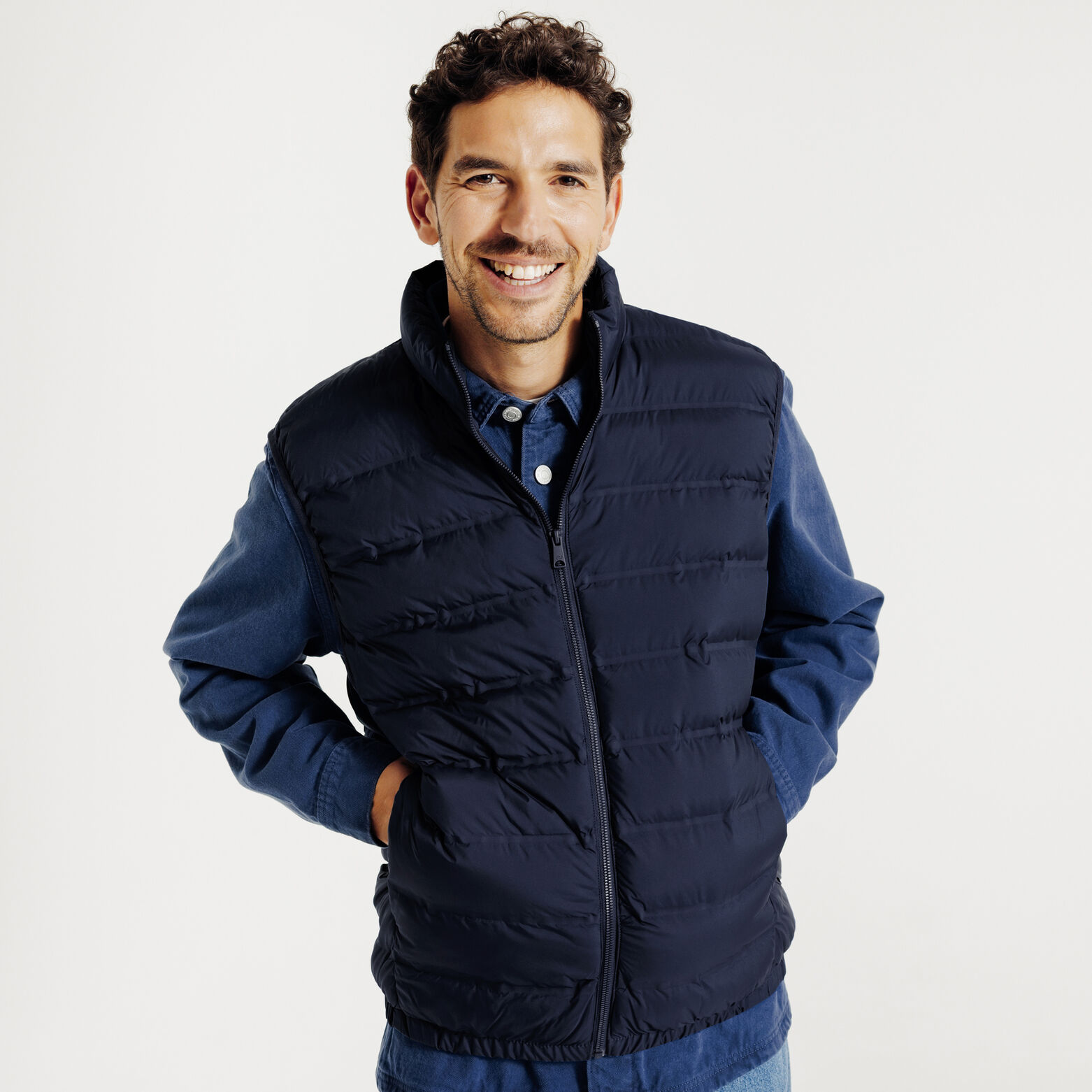 Doudoune l&eacute;g&egrave;re sans manche