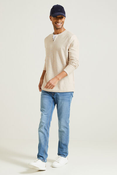 Pull col tunisien 2 en 1