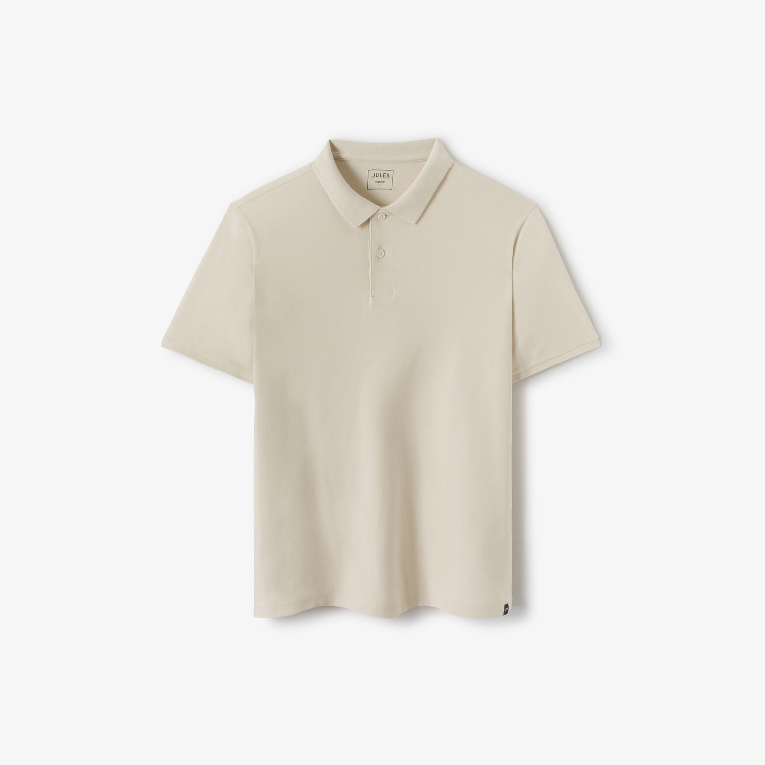 Polo manches courtes piqu&eacute; uni