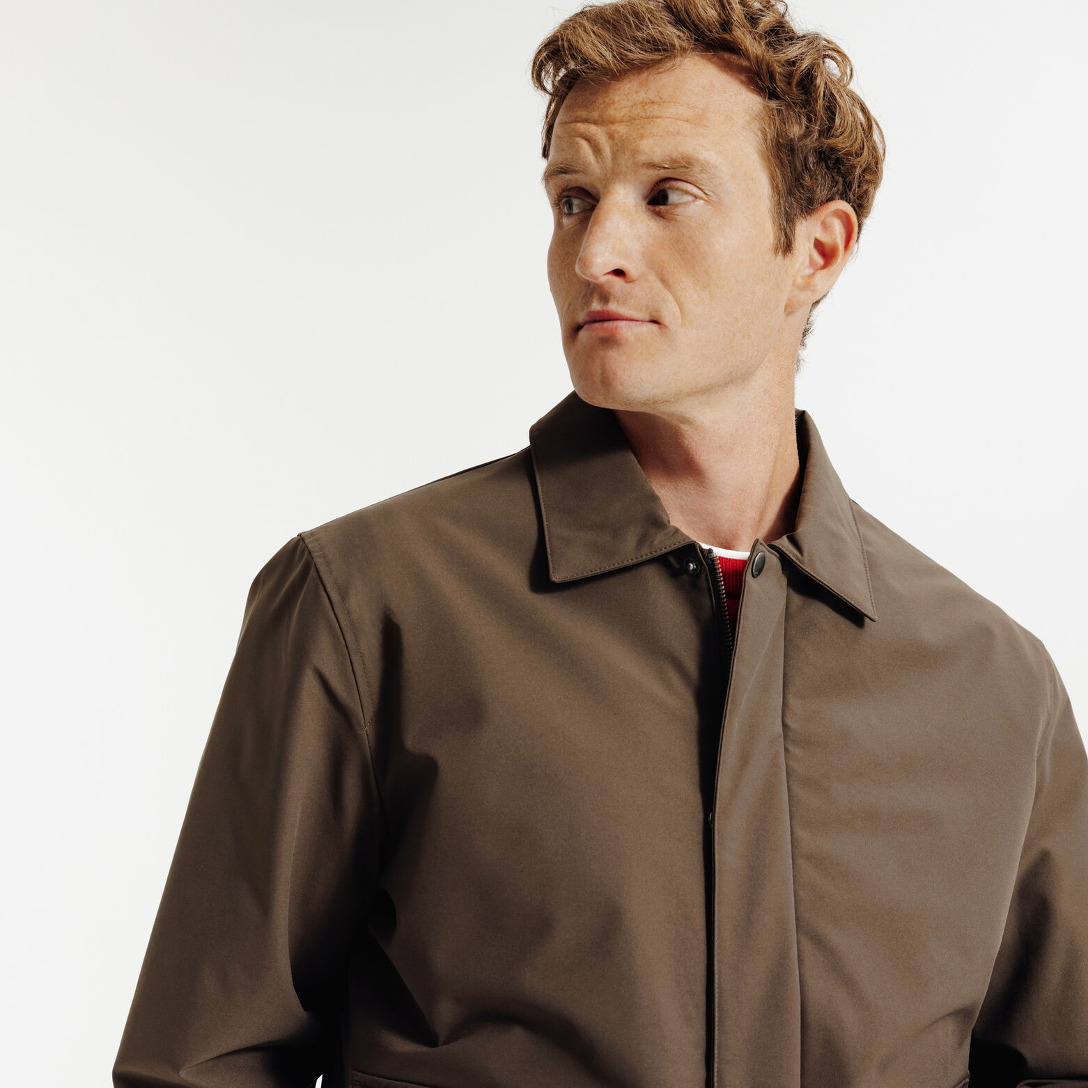 Blouson col chemise rembourr&eacute;