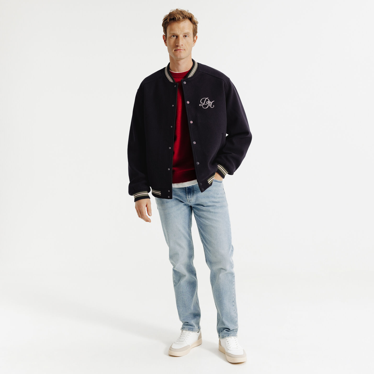 Blouson bomber brod&eacute;