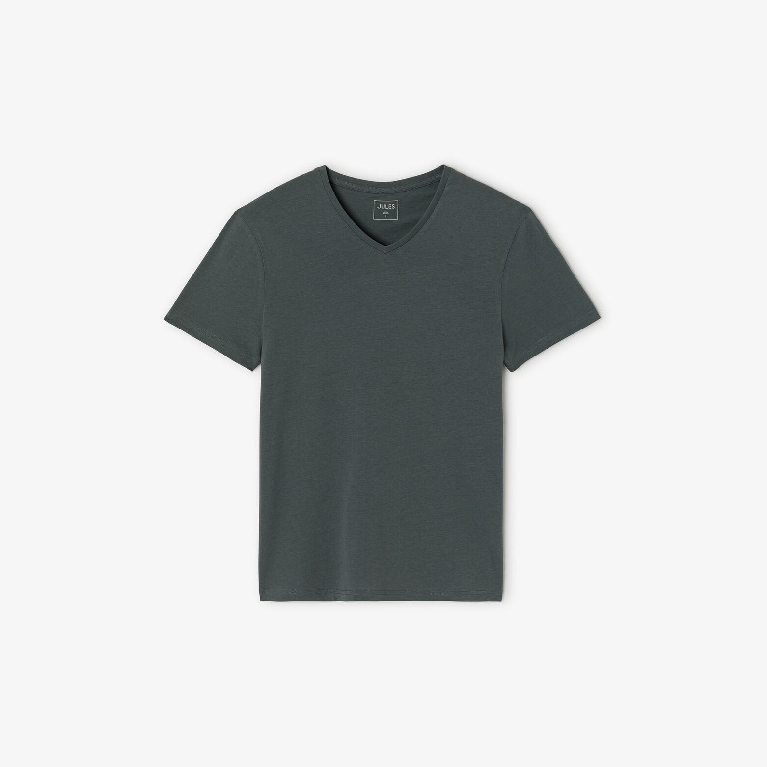 Tee shirt col V en coton