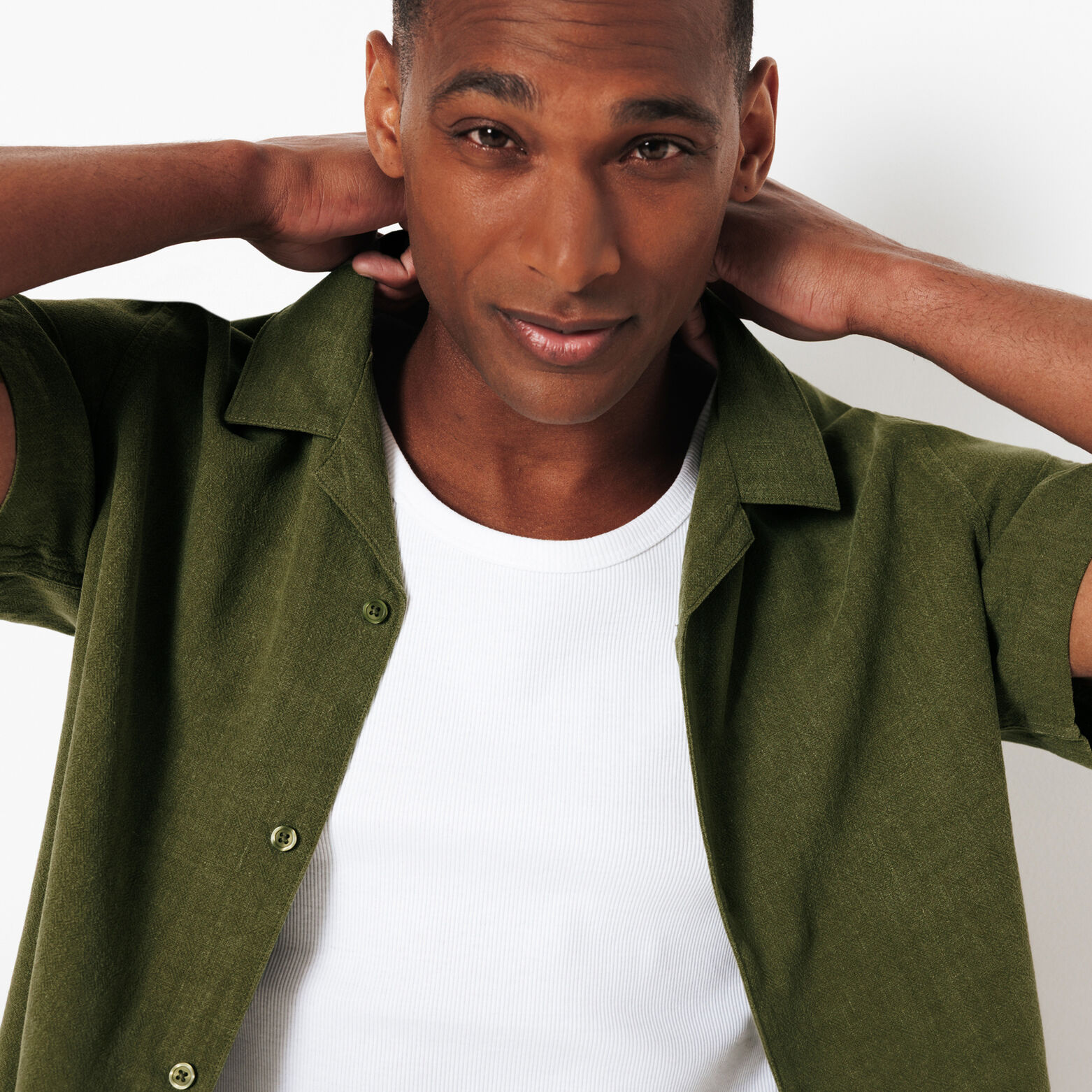 Chemisette en TENCEL&iquest; Lyocell col requin