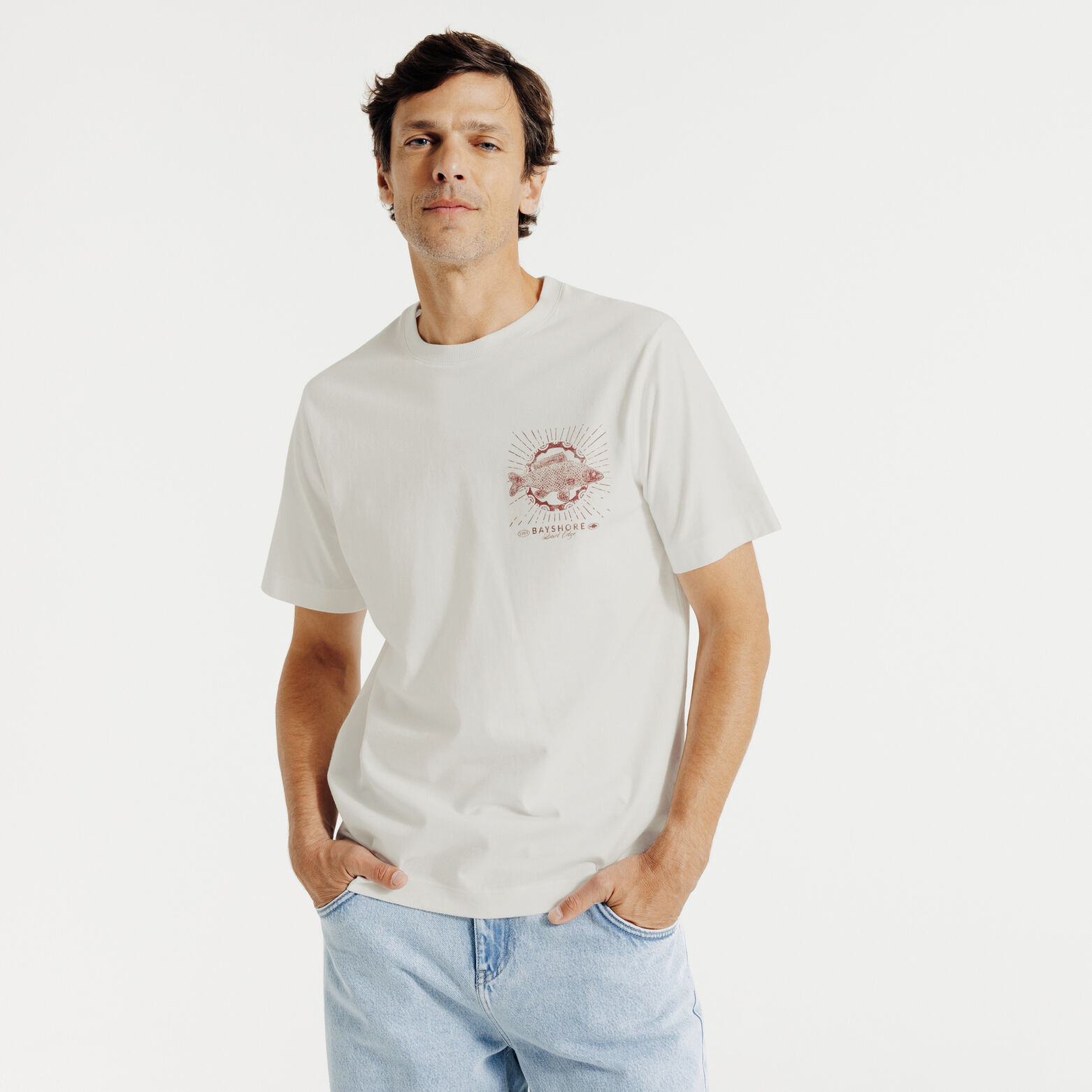 Tee shirt imprim&eacute; devant et dos