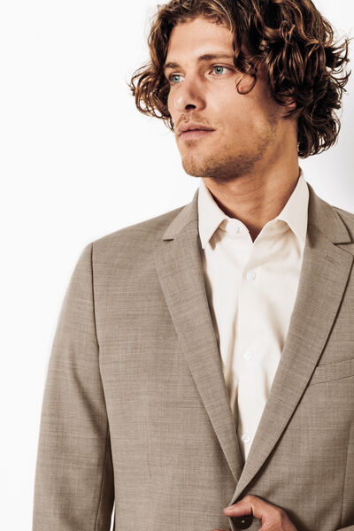 Veste de costume slim bi-ton