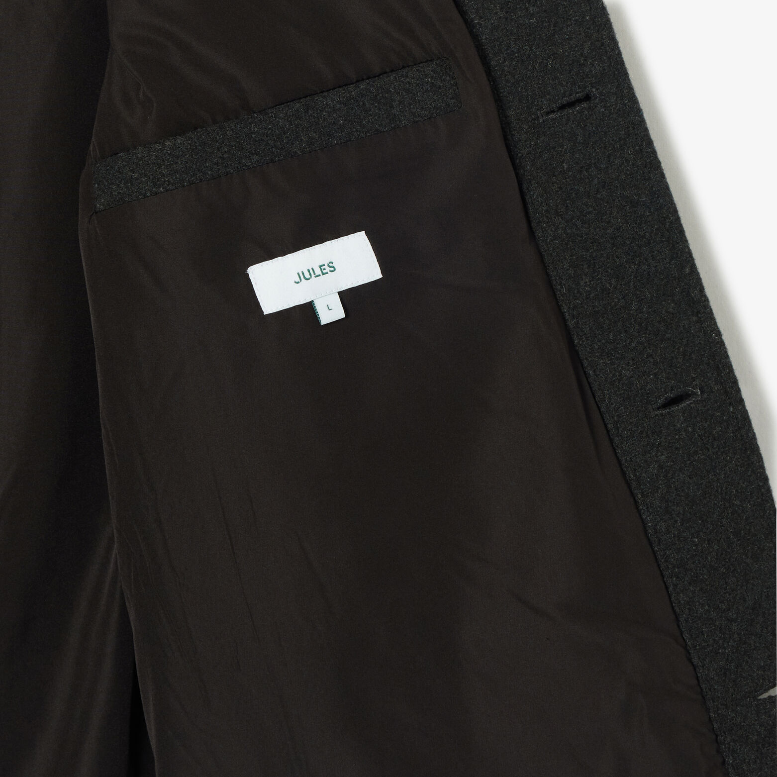 Vest met hemdskraag en knopen