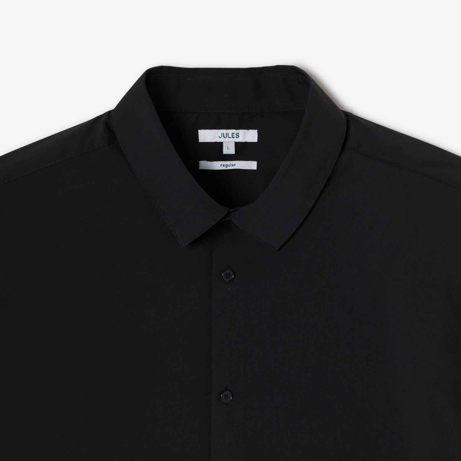 Chemise regular unie coton