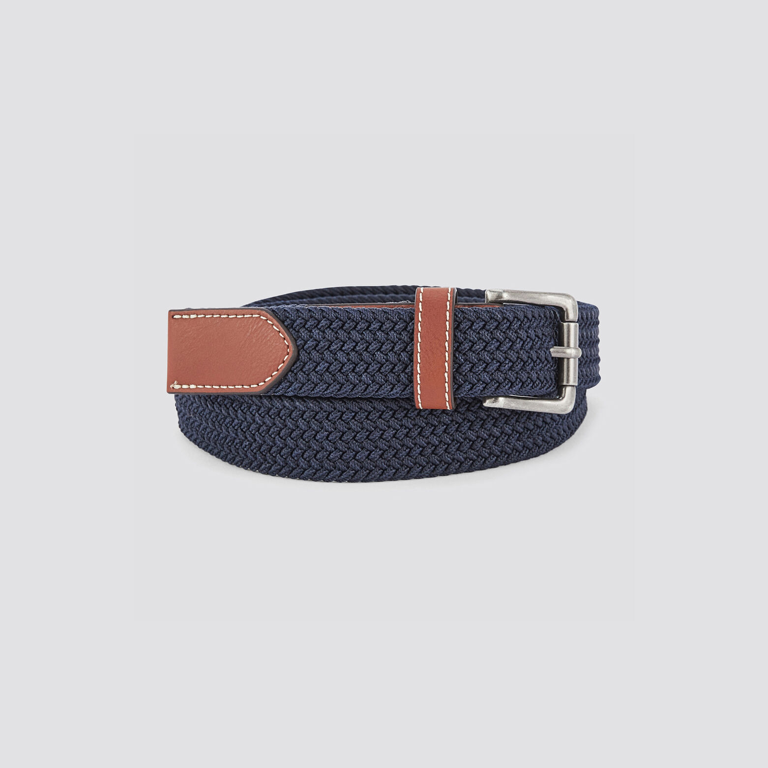 Ceinture tress&eacute;e &agrave; boucle