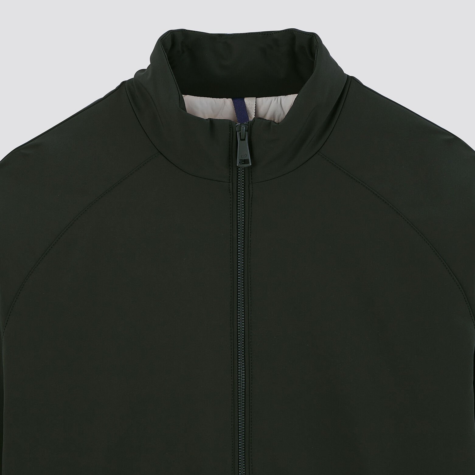 Blouson zipp&eacute; col montant
