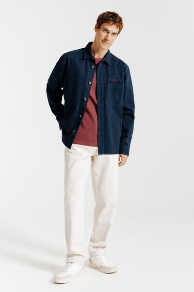 Tee shirt mati&egrave;re gaufr&eacute;e