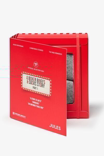 Box engelse versie met boxer en fantasiesokken