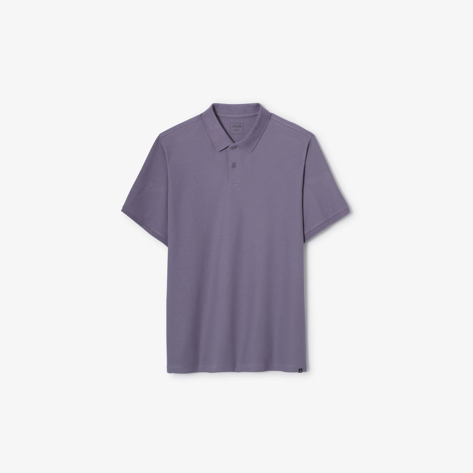 Polo manches courtes piqu&eacute; uni