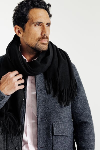 Echarpe unie touch&eacute; doux