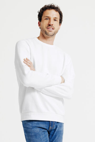 Sweat col rond uni