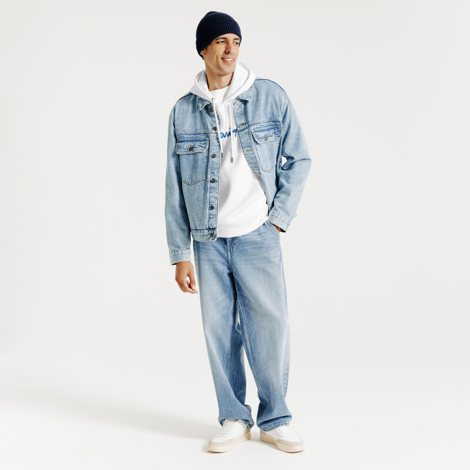 Sweat &agrave; capuche imprim&eacute; licence Keith Haring