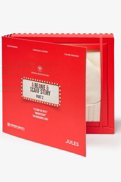 Coffret version anglaise bonnet et &eacute;charpe