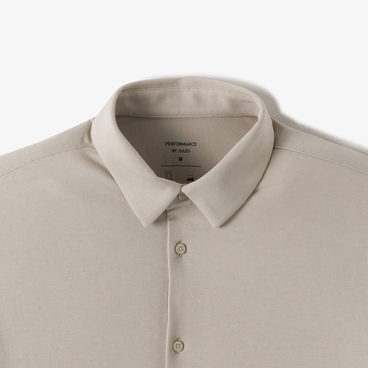 Chemise en maille coton slim