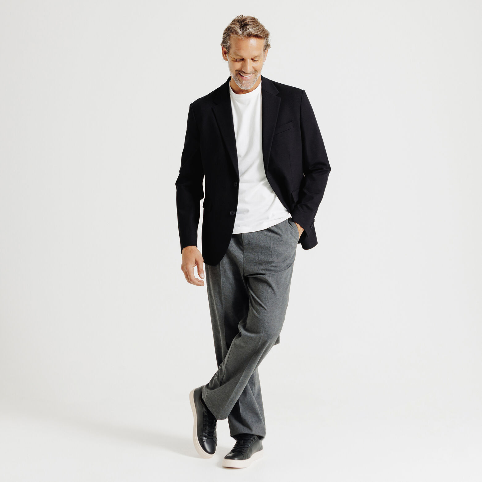 Veste blazer en maille