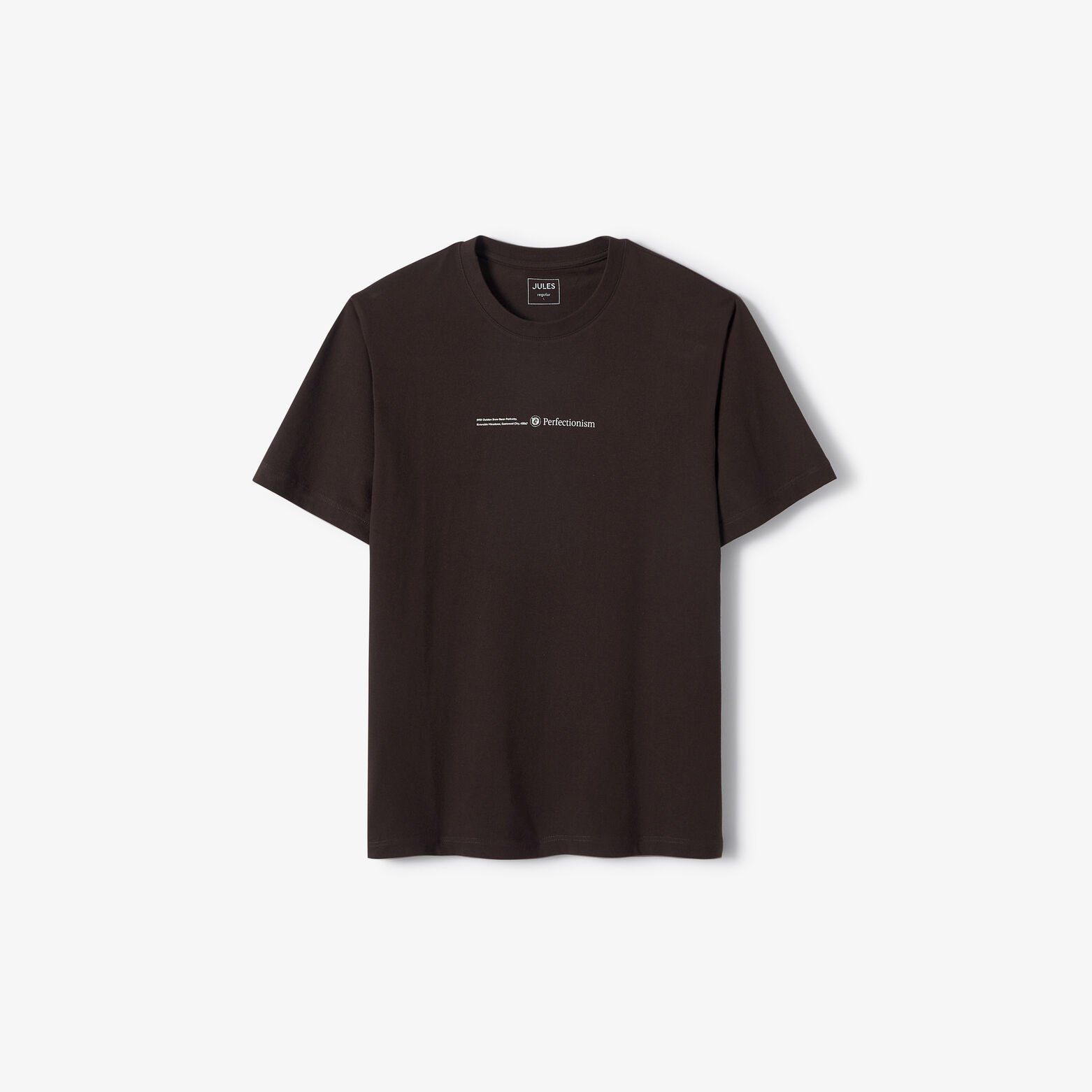 Tee shirt imprim&eacute; devant dos "caf&eacute;"