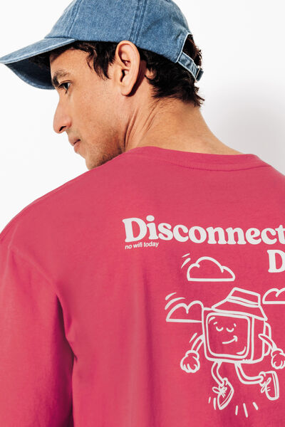 Tee shirt imprim&eacute; col rond