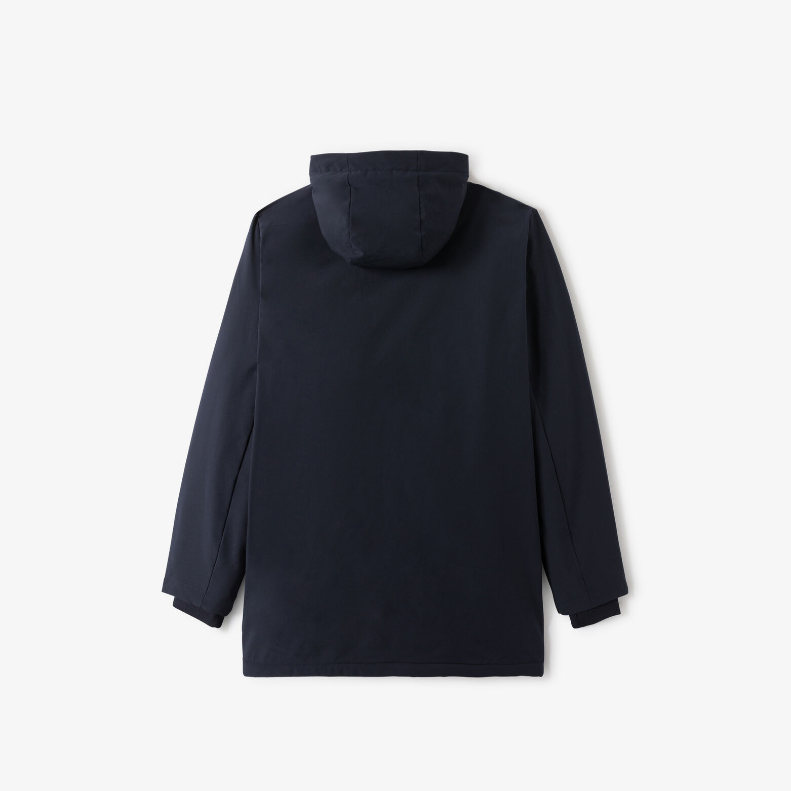 Parka longue &agrave; capuche doubl&eacute;e en sherpa