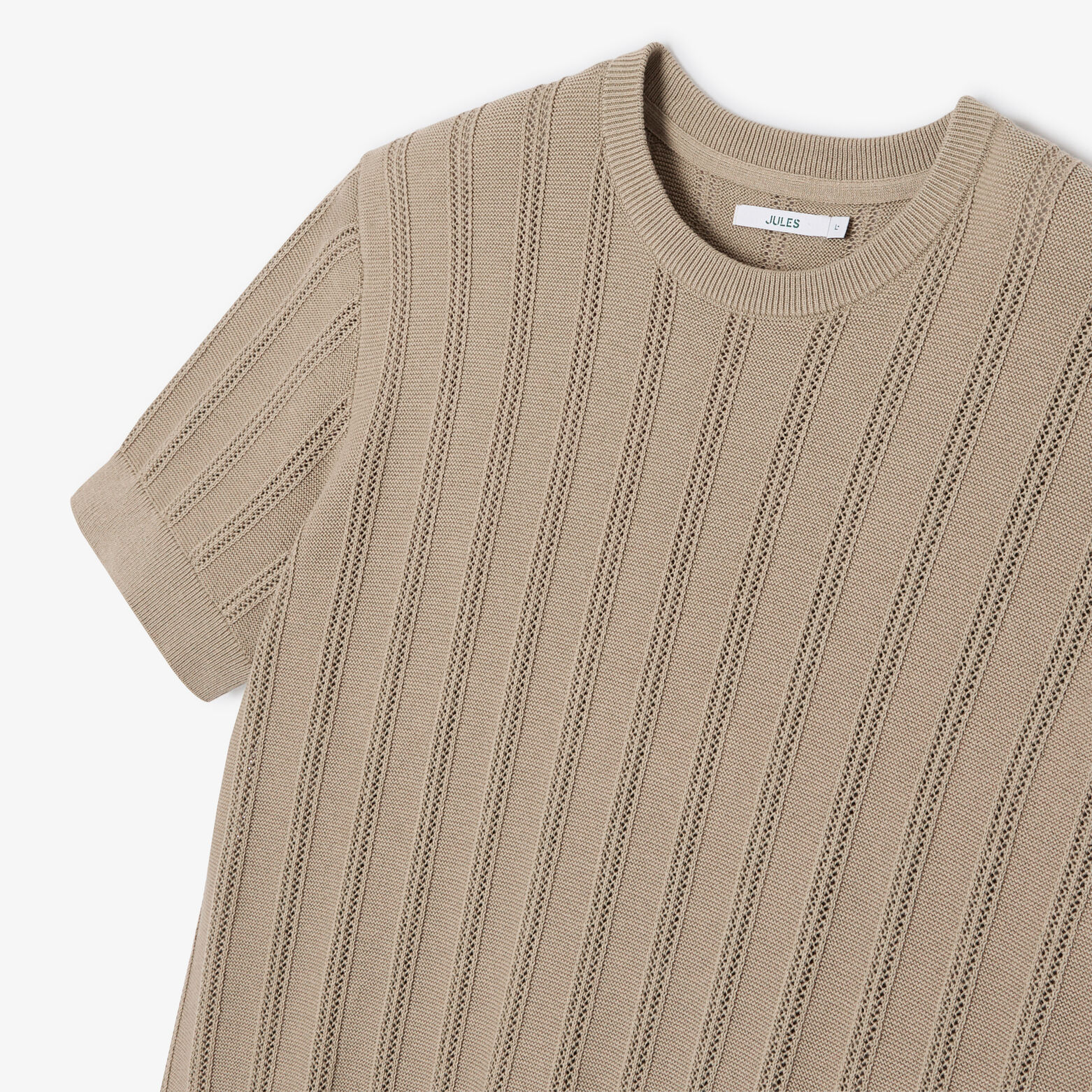 Tee shirt en maille jeux de points