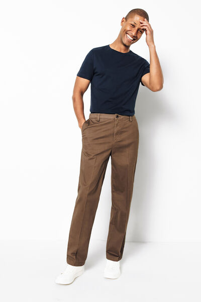 Tee shirt en coton col rond basique