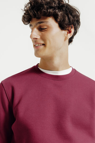 Sweat col rond uni